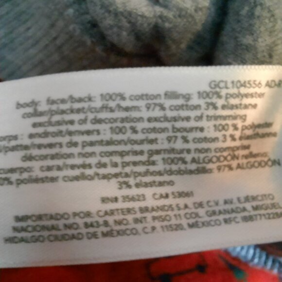 2 Baby Christmas Outfits, Carters Sweatsuit, Carters Onepiece Pants, Bundle, LN - Picture 13 of 13